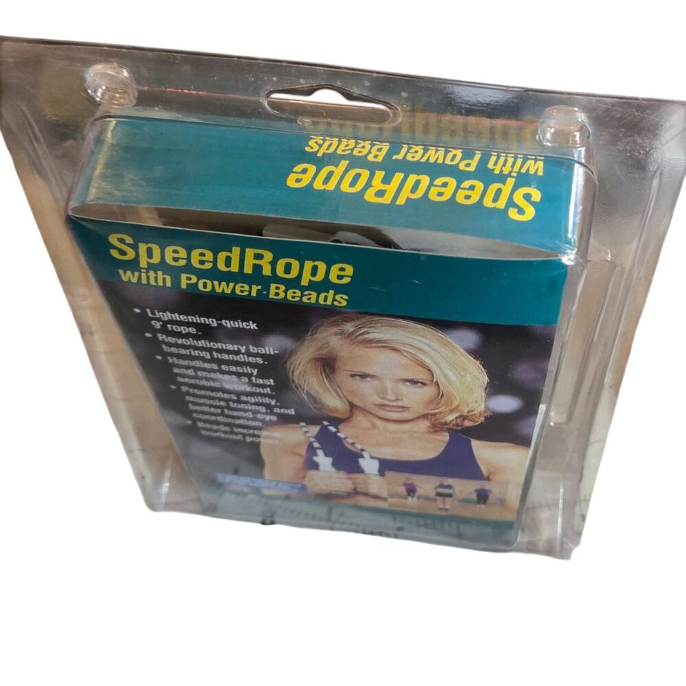 Bollinger Speed Rope with Power Beads Aerobic Jump Rope Workout Tool New In Box - Picture 6 of 15